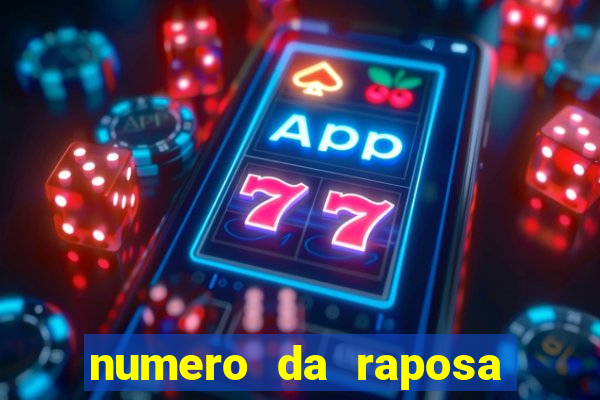 numero da raposa jogo do bicho